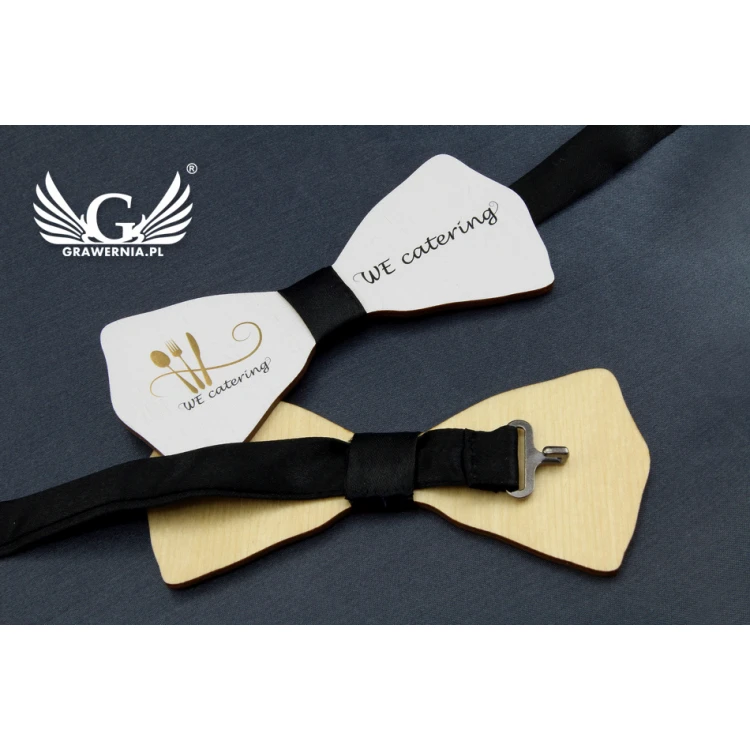 Wooden Bow Tie Identifier - UV Color Print - MDR007