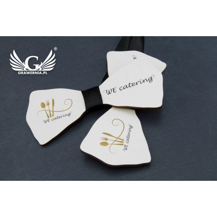 Wooden Bow Tie Identifier - UV Color Print - MDR007