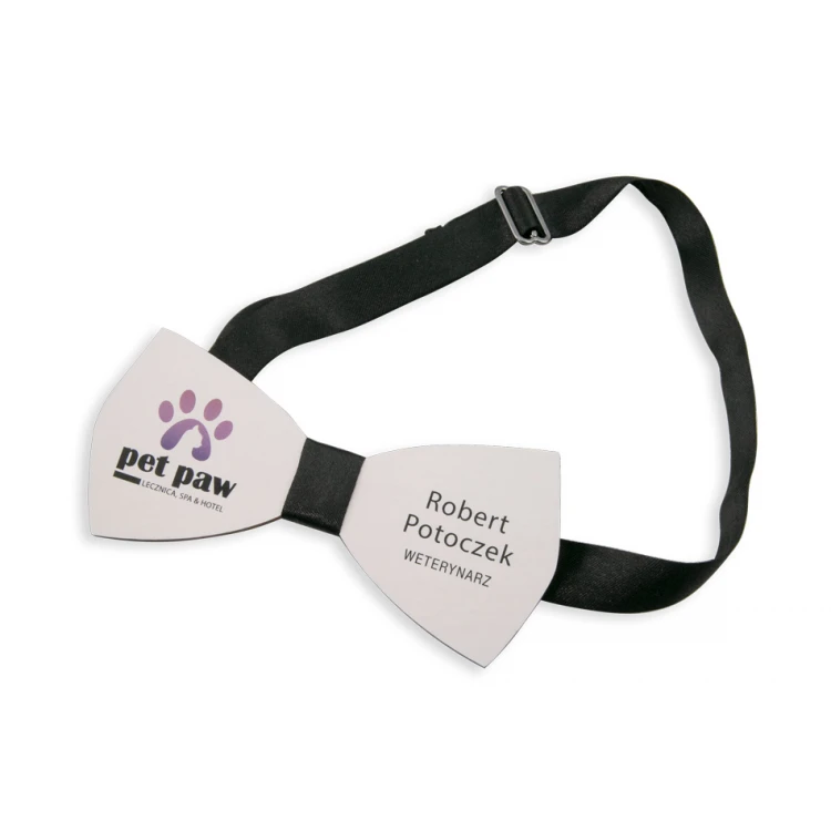 Wooden Bow Tie Identifier - UV Color Print - MDR007