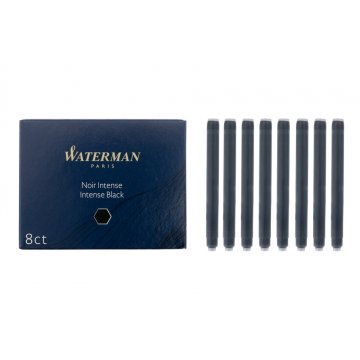 Waterman Standard Fountain Pen Cartridges 8 pcs BLACK - NAB006