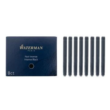 Waterman Standard Fountain Pen Cartridges 8 pcs BLACK - NAB006