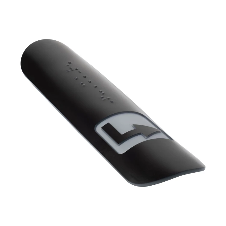 Braille Handrail Plaque - size 150x36mm - black engraving laminate - TAB544