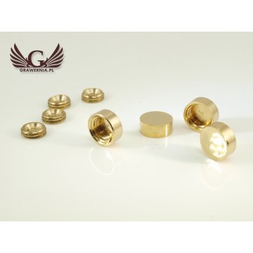 Camouflage Covers for Plaque and Sign Mountings - 1 pc. Gold Color