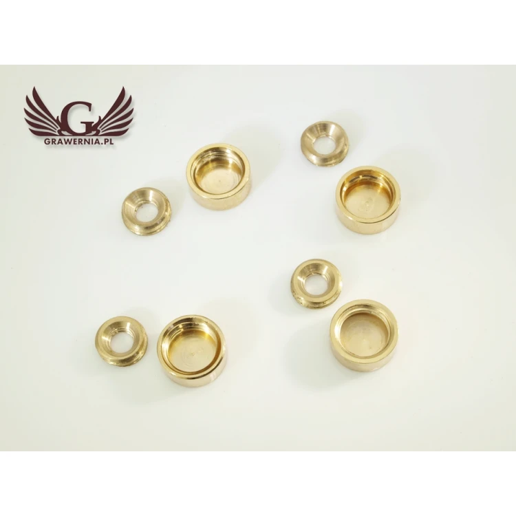 Camouflage Covers for Plaque and Sign Mountings - 1 pc. Gold Color