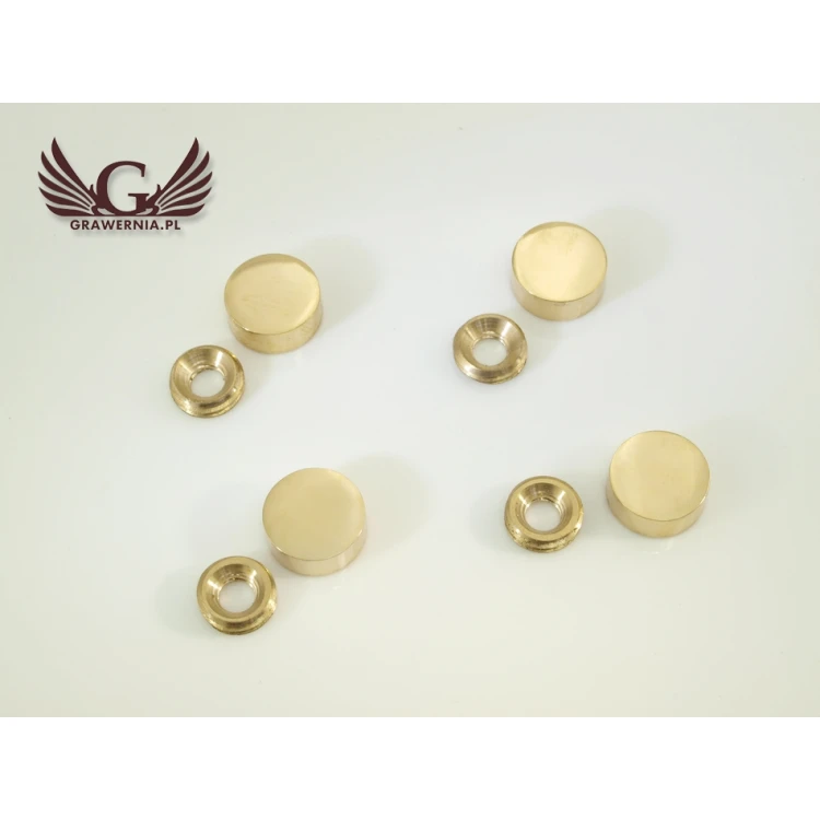 Camouflage Covers for Plaque and Sign Mountings - 1 pc. Gold Color
