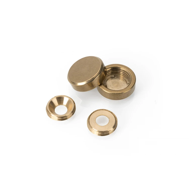 Cap - Screw Cover Cap in Gold Color - DDS041