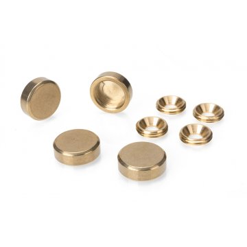 Cap - Screw Cover Cap in Gold Color - DDS041