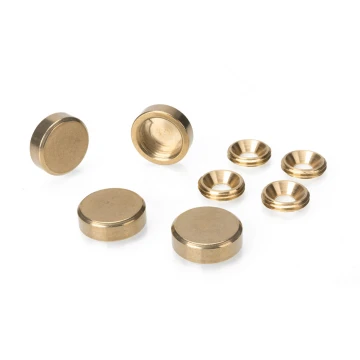 Cap - Screw Cover Cap in Gold Color - DDS041