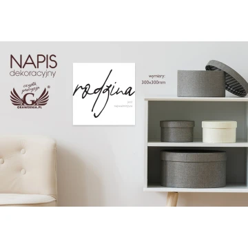 Decorative Sign - Family is the Most Important - UV Digital Print - NAP024