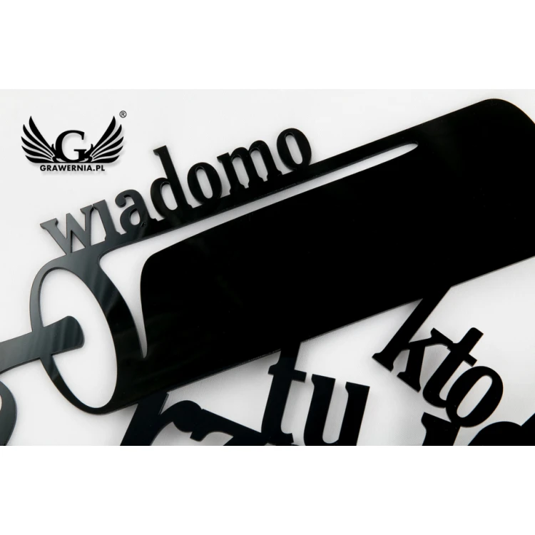 Decorative Sign - Guess Who's in Charge Here - Laser Cut - NAP011