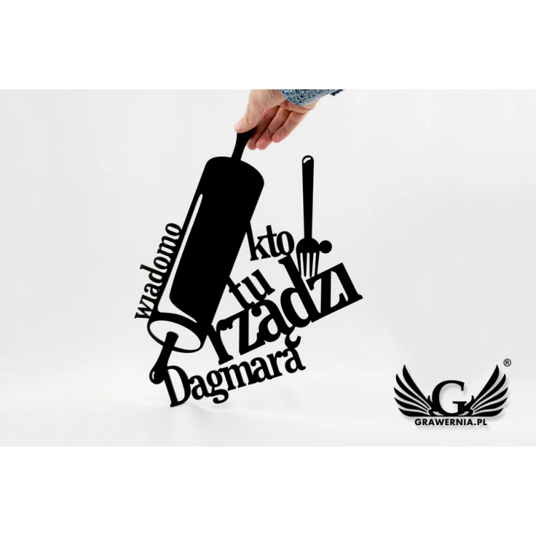 Decorative Sign - Guess Who's in Charge Here - Laser Cut - NAP011