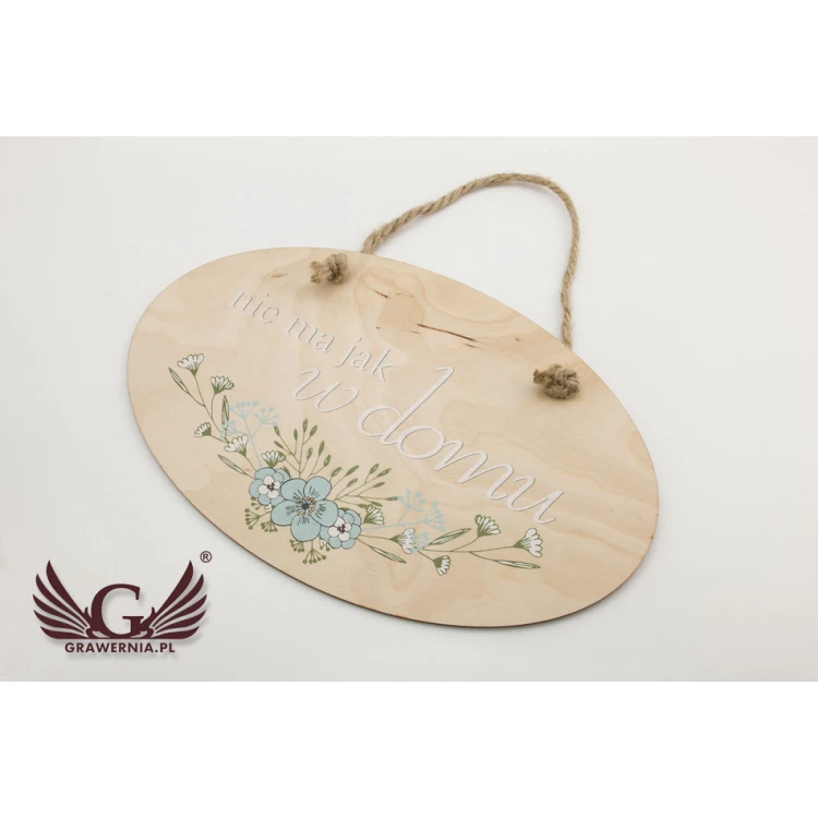 Decorative Sign - WELCOME HOME - colorful UV print - NAP030