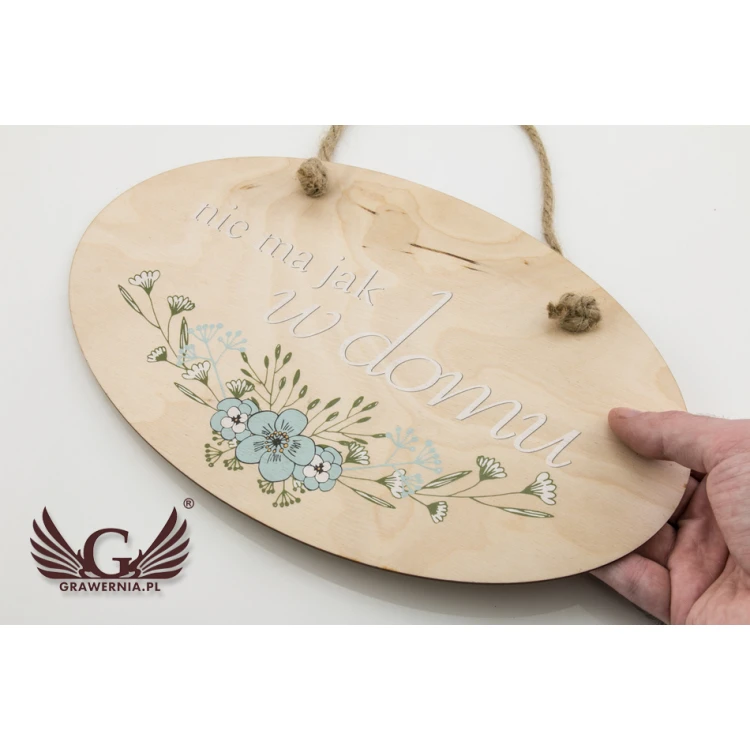 Decorative Sign - WELCOME HOME - colorful UV print - NAP030