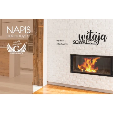 Decorative Sign - Welcome Kowalskis - Laser Cut - NAP008