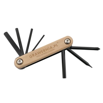 Multifunctional Tool Woodie with Engraver - Screwdriver, Hex Key - BP135