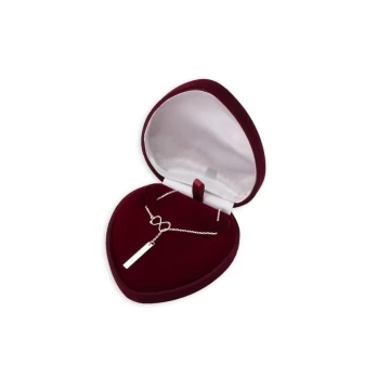 Infinity Necklace with Custom Engraving - Silver - SRB035