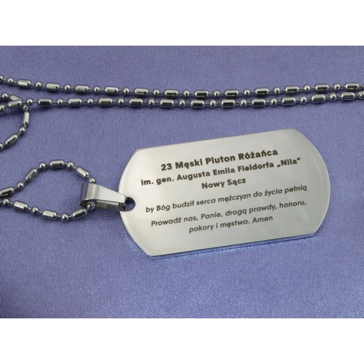 LARGE DOG TAG - metal with any engraving