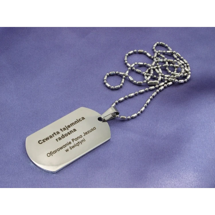 LARGE DOG TAG - metal with any engraving