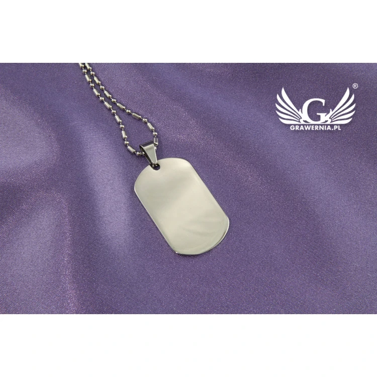 SMALL DOG TAG - metal with any engraving