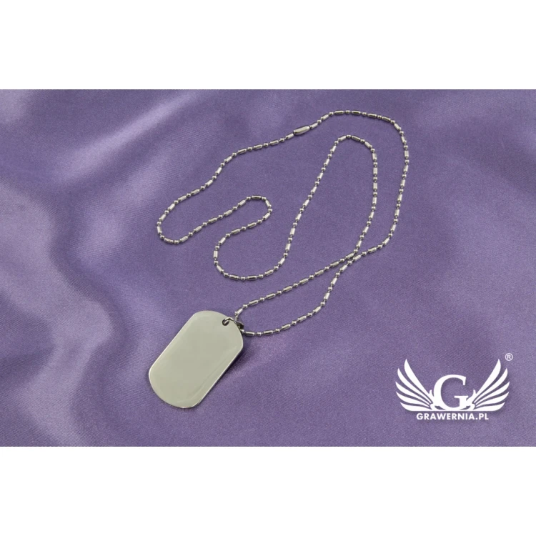 SMALL DOG TAG - metal with any engraving