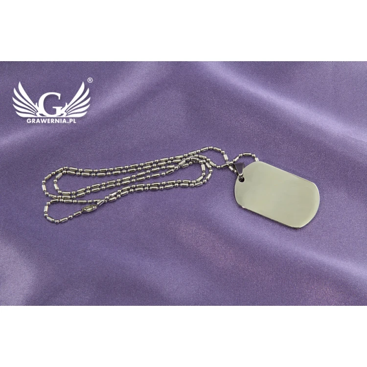 SMALL DOG TAG - metal with any engraving
