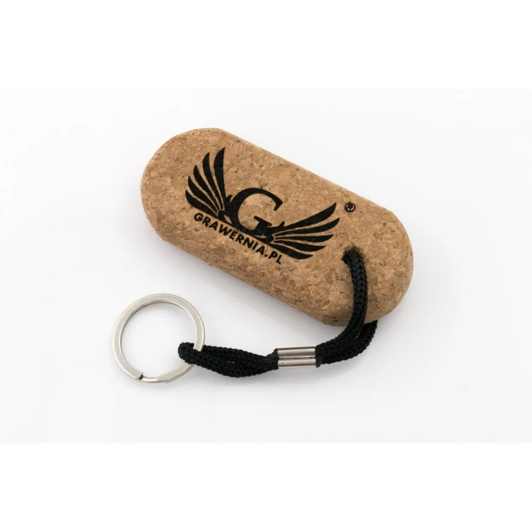 Cork Keychain - Swim with any engraving - BP138