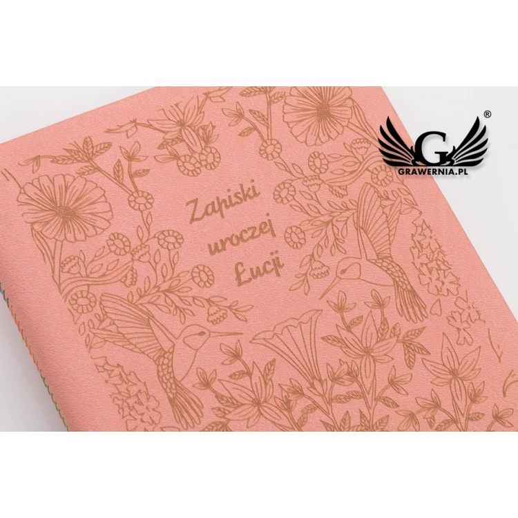 Bellis A5 Notebook, 160 pages - with your engraving - NOT007