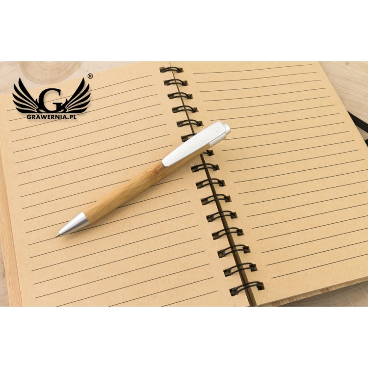Eco A5 Notebook with Pen - Benin - 70 Pages with UV Print - NOT012