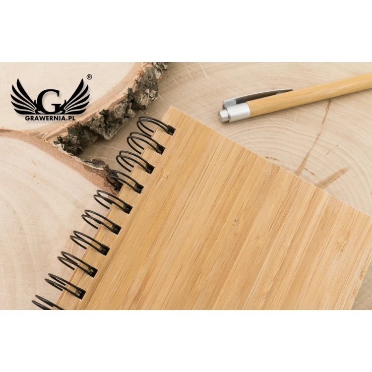 Eco A5 Notebook with Pen - Benin - 70 Pages with UV Print - NOT012
