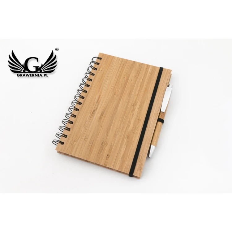 Eco A5 Notebook with Pen - Benin - 70 Pages with UV Print - NOT012
