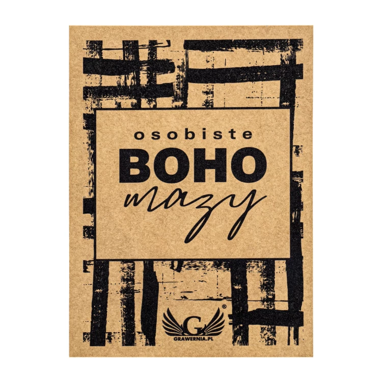 Ecological Gren A5 notebook with UV print - NOT019