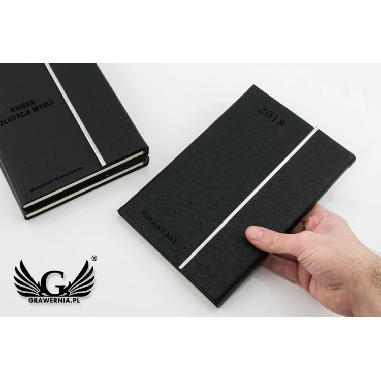 INA A5 Notebook, 80 pages - with your engraving or UV print
