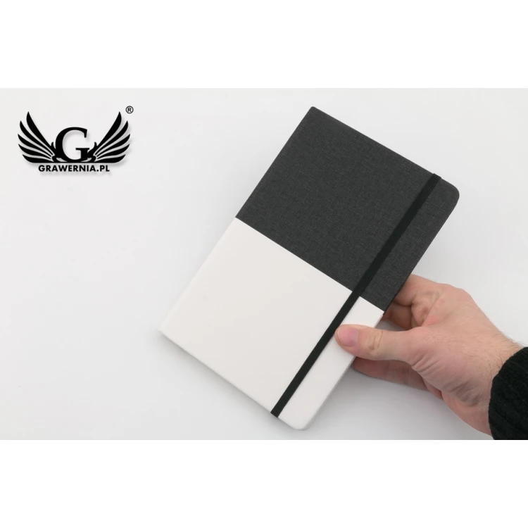 Twin A5 Notebook, 80 pages with your print - NOT009