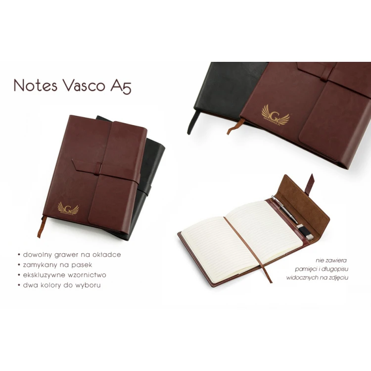VASCO A5 Notebook, 80 pages - with your engraving