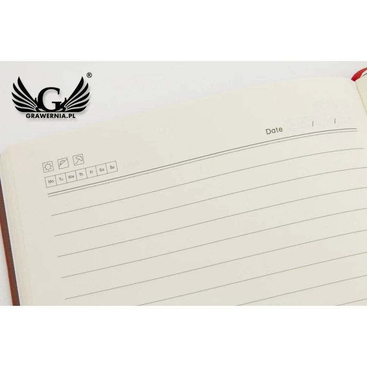 Vella A5 Notebook, 96 pages - with your engraving - NOT011