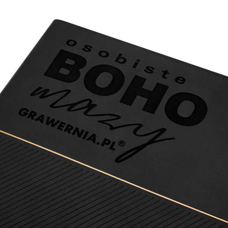Set Metal ball pen in ecological case + notebook LAREN - customised engraving - DP027