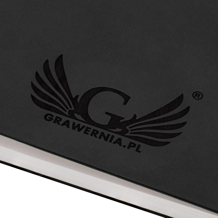 Set Metal ball pen in ecological case + notebook LAREN - customised engraving - DP027