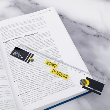 Ruler/bookmark with your logo - pack of 100 pieces - ZAK025
