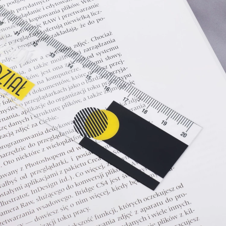 Ruler/bookmark with your logo - pack of 100 pieces - ZAK025