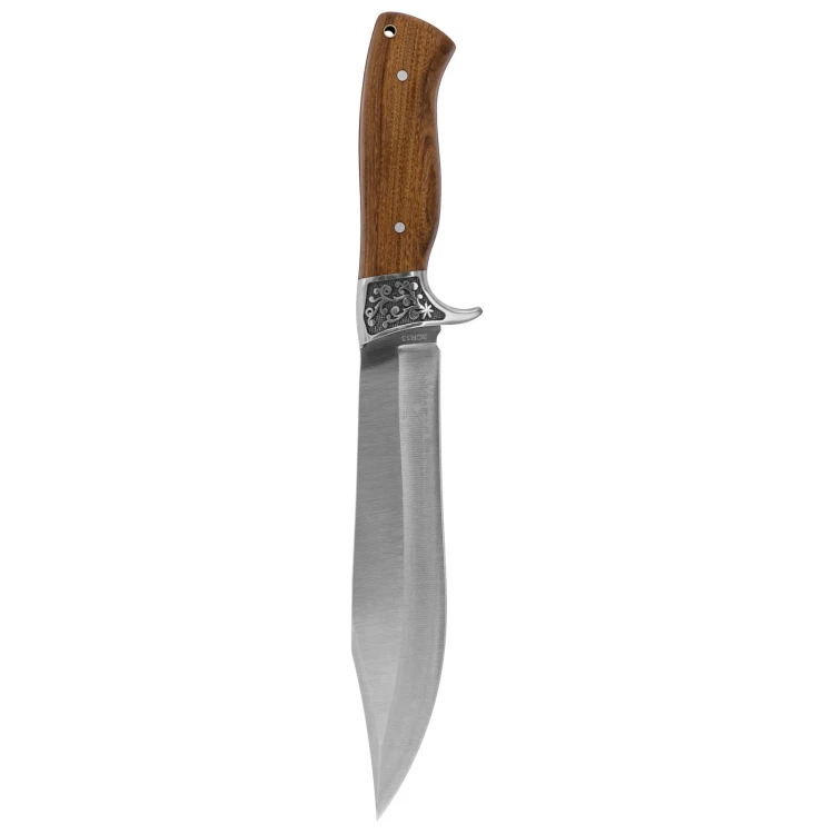 Tasman BICHENO II hunting knife with fixed head - engraving on blade and handle - NOZ001