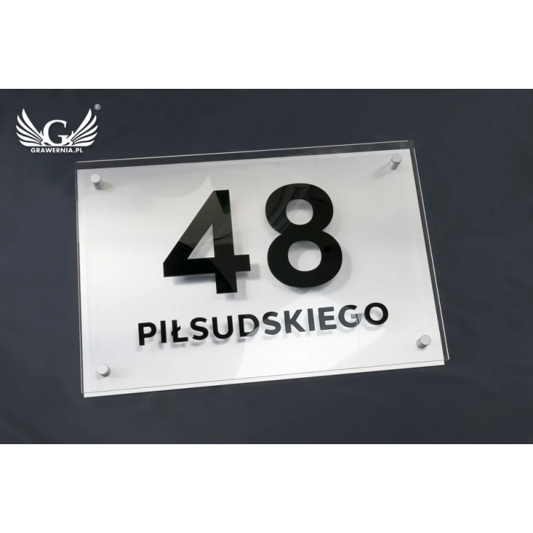 Building Number - Legible Raised Letters - Size 600x400mm - SPD019