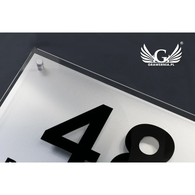 Building Number - Legible Raised Letters - Size 600x400mm - SPD019