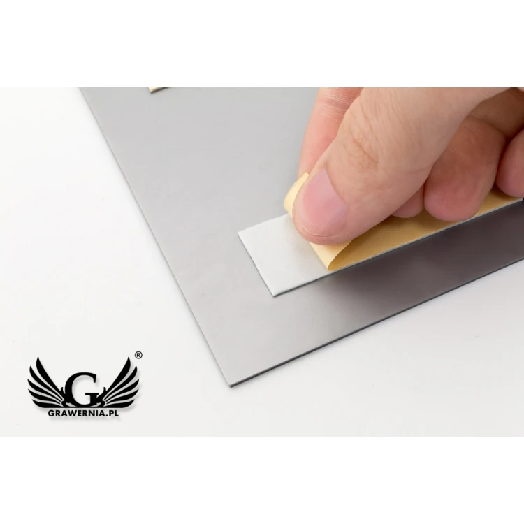 Door Numbering - Matte Black with Silver Matte Engraving - ND027 - Size 100x120mm
