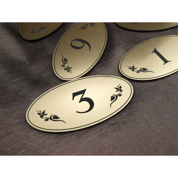 Door Numbering - ELIPSA - ND001- size 100x50mm
