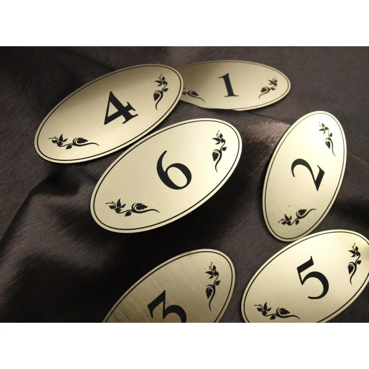 Door Numbering - ELIPSA - ND001- size 100x50mm