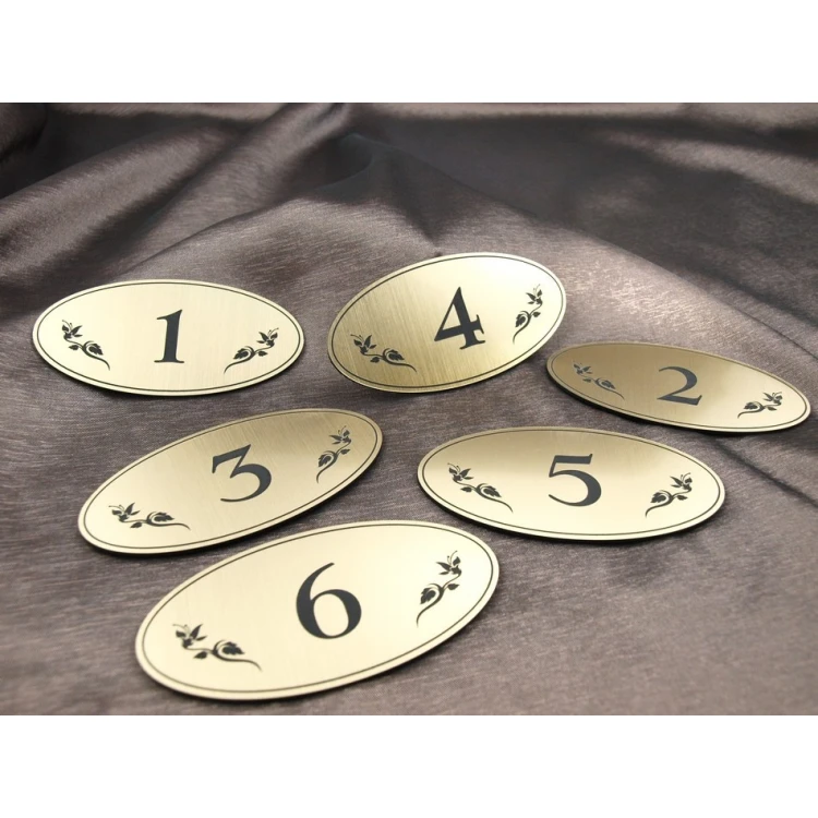Door Numbering - ELIPSA - ND001- size 100x50mm
