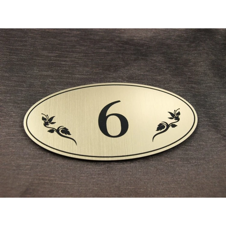 Door Numbering - ELIPSA - ND001- size 100x50mm