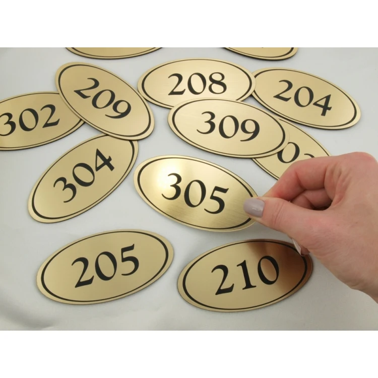 Door Numbering - ELIPSA - ND001- size 100x50mm