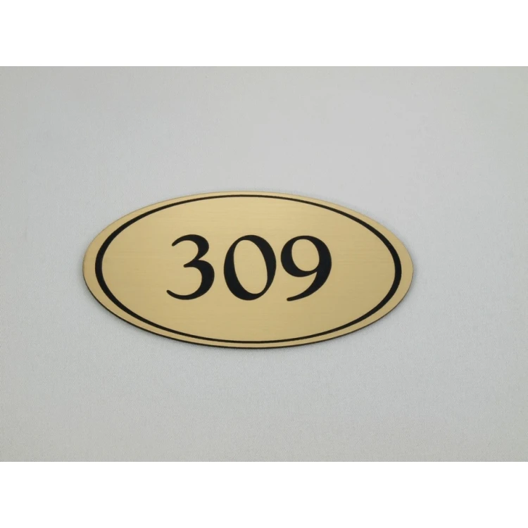 Door Numbering - ELIPSA - ND001- size 100x50mm