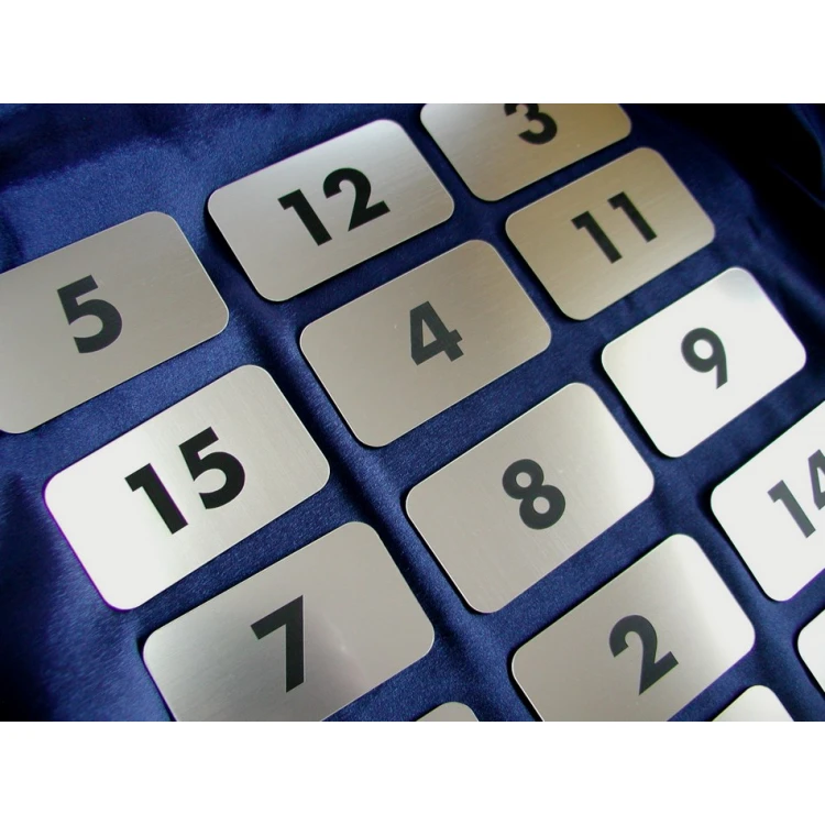 Door Numbering - ND007 - dim. 100x60mm
